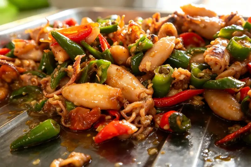 Tumis cumi di Warung Gudeg Kota Seni Taman Raya CitraRaya | Foto: Dok. Widi Hatmoko
